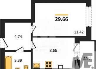 Продам однокомнатную квартиру, 29.7 м2, Калининград, Московский район