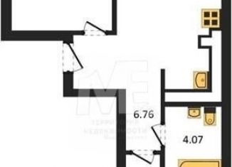 Продажа 2-ком. квартиры, 55.5 м2, Пионерский, улица Гептнера, 21