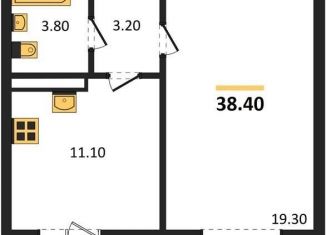 Продам 1-комнатную квартиру, 38.4 м2, село Ямное, Просёлочная улица, 2к5