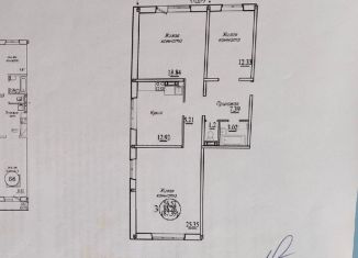 Продажа 3-комнатной квартиры, 87 м2, Новосибирск, Октябрьский район, Плющихинская улица, 6