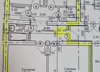 Продается трехкомнатная квартира, 78.2 м2, Михайловск, Михайловский бульвар, 29