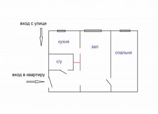 Двухкомнатная квартира на продажу, 43 м2, Челябинск, улица Лермонтова, 24, Советский район