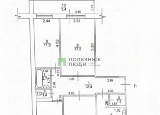 Продается 4-комнатная квартира, 80.1 м2, Набережные Челны, проспект Мира, 46