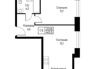 Продается 1-комнатная квартира, 40.5 м2, Москва, улица Намёткина, 10Д, ЮЗАО