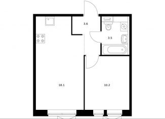 Продам однокомнатную квартиру, 35.4 м2, деревня Глухово, Советская улица, 13Бс2