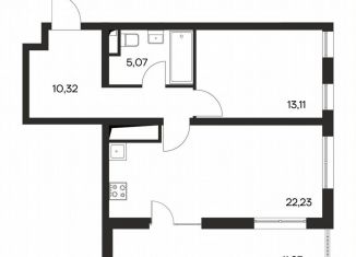 2-ком. квартира на продажу, 88.7 м2, Крым