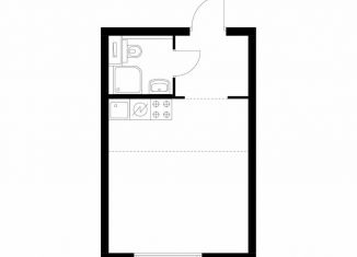 Продается квартира студия, 23.5 м2, Москва, станция Локомотив, жилой комплекс Амурский Парк, 1.1