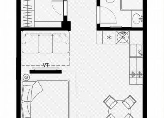 Продается 1-ком. квартира, 39.2 м2, Сочи