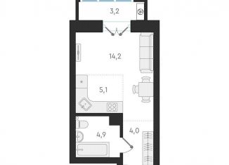 Продается квартира студия, 29 м2, Новосибирск, Заельцовский район