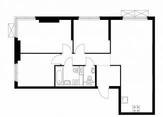 Продается трехкомнатная квартира, 72 м2, Москва, метро Бутырская, жилой комплекс Руставели 14, к2.7