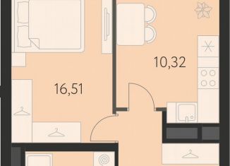 Продается однокомнатная квартира, 39.5 м2, Екатеринбург, улица Академика Ландау, 43