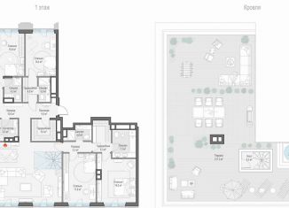 Продажа 5-комнатной квартиры, 236.8 м2, Москва, Пресненский район, Электрический переулок, 1с14