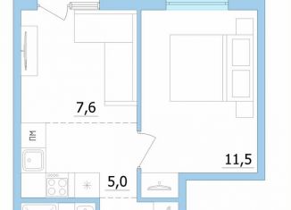 Продаю 2-ком. квартиру, 33.5 м2, Петрозаводск, переулок Лермонтова