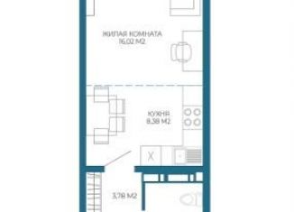 Продам квартиру студию, 32.4 м2, Пенза, улица Чаадаева, 60Б/2