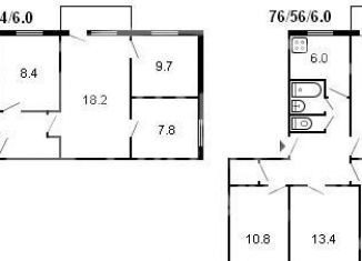 Продается 4-ком. квартира, 69 м2, Сарапул, улица Степана Разина, 63