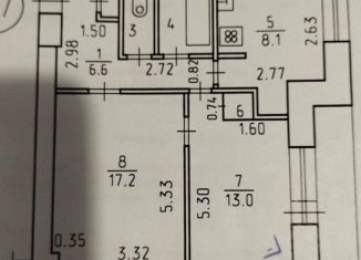 Продается 2-ком. квартира, 49.5 м2, Ижевск, улица имени Наговицына, 4, Октябрьский район