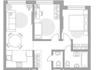 Продается 2-ком. квартира, 60.1 м2, Москва, метро Нагатинская