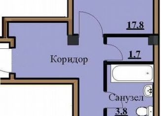 Продаю 1-комнатную квартиру, 46.2 м2, Балашиха, микрорайон Северный-2, 1