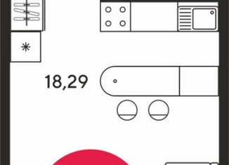 Квартира на продажу студия, 24.1 м2, Ростов-на-Дону, Советский район