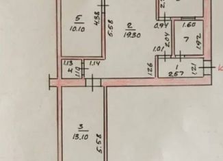 Продаю 3-ком. квартиру, 53 м2, Копейск, Архангельская улица, 12