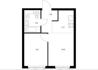 Продам двухкомнатную квартиру, 32.2 м2, Котельники