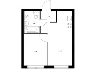 Продажа 1-ком. квартиры, 32 м2, Екатеринбург, ЖК Исеть Парк, жилой комплекс Исеть Парк, 4