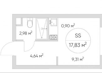 Квартира на продажу студия, 17.8 м2, Москва, Лодочная улица, 31с5, район Южное Тушино