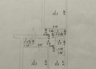 Продаю 2-ком. квартиру, 48.7 м2, Ряжск, улица Пожалостина, 5