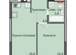 Продажа однокомнатной квартиры, 33.4 м2, Удмуртия