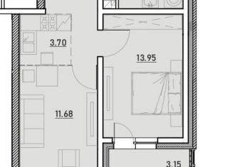 Продаю 1-комнатную квартиру, 44.2 м2, Иркутск, ЖК Zenith