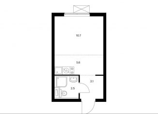 Продам квартиру студию, 21.9 м2, Москва, проезд Воскресенские Ворота, метро Охотный Ряд