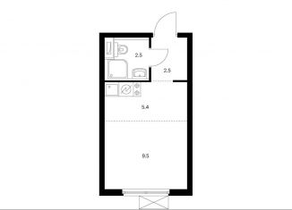 Продаю квартиру студию, 19.9 м2, Одинцово, Каштановая улица, 4