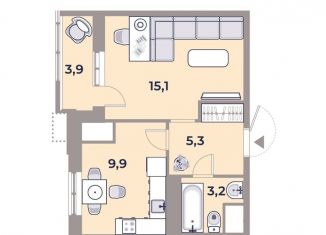 Продажа 1-комнатной квартиры, 38.6 м2, Москва, проезд Воскресенские Ворота, метро Охотный Ряд