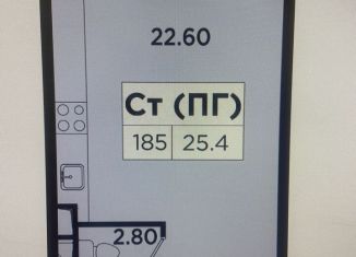 Продаю квартиру студию, 25.4 м2, Москва, Берёзовая аллея, 19к1, ЖК Легендарный квартал