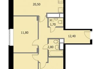 Продаю 3-комнатную квартиру, 73.3 м2, Нижний Новгород, метро Горьковская, площадь Минина и Пожарского