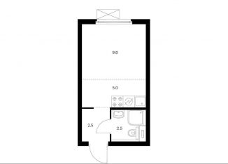 Продается квартира студия, 19.8 м2, Москва, район Гольяново