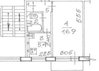 Продается 1-комнатная квартира, 29.6 м2, Новосибирск, улица Кропоткина, 128/1, метро Маршала Покрышкина