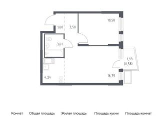 Продам 2-комнатную квартиру, 40.9 м2, Ленинский городской округ, жилой комплекс Горки Парк, к4.1, ЖК Горки Парк