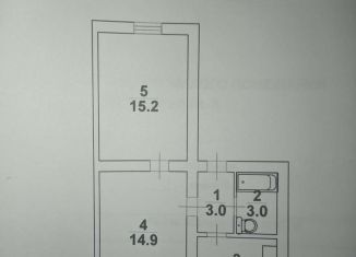 Продам 2-ком. квартиру, 43.2 м2, Ртищево, Рабочая улица, 16