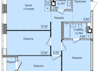 Продажа 3-комнатной квартиры, 80.4 м2, Ижевск, Индустриальный район