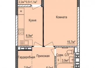 Продается 1-комнатная квартира, 36.2 м2, Ижевск, ЖК Покровский