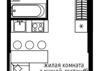 Продаю однокомнатную квартиру, 27.2 м2, Москва, район Раменки, Мичуринский проспект, вл45