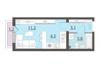 Продам квартиру студию, 22.8 м2, Екатеринбург, Верх-Исетский район