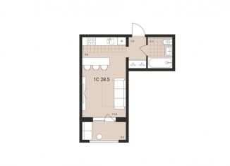 Продам квартиру студию, 28.5 м2, Обь, Геодезическая улица, 6Вк2