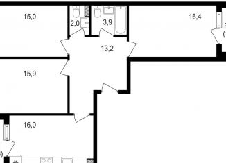 Продам 3-комнатную квартиру, 85.6 м2, Москва, Михалковская улица, 48с8, ЖК Михалковский