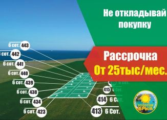 Земельный участок на продажу, 6 сот., село Межводное