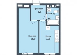 Продаю 1-комнатную квартиру, 37.5 м2, Ижевск, Северо-Западный жилой район