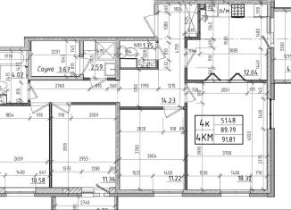 Продажа 4-комнатной квартиры, 92 м2, Санкт-Петербург, улица Смолячкова, 21, улица Смолячкова