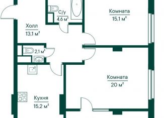 Продаю двухкомнатную квартиру, 80.1 м2, Самара, метро Российская
