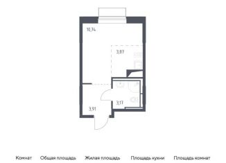 Продается квартира студия, 21.7 м2, поселение Кокошкино, ЖК Новое Внуково, жилой комплекс Новое Внуково, к17